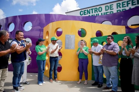 Prefeito Sérgio Lopes recebe Governador e Vice-Governadora para inauguração do CRAM em Epitaciolândia