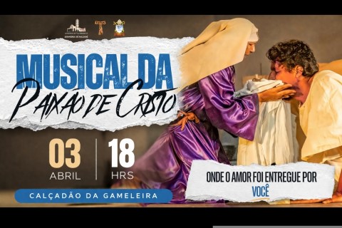 Musical da Paixão de Cristo emociona fiéis em Rio Branco