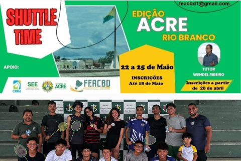 Abertas inscrições para a Edição Acre do programa Shuttle Time 2025.